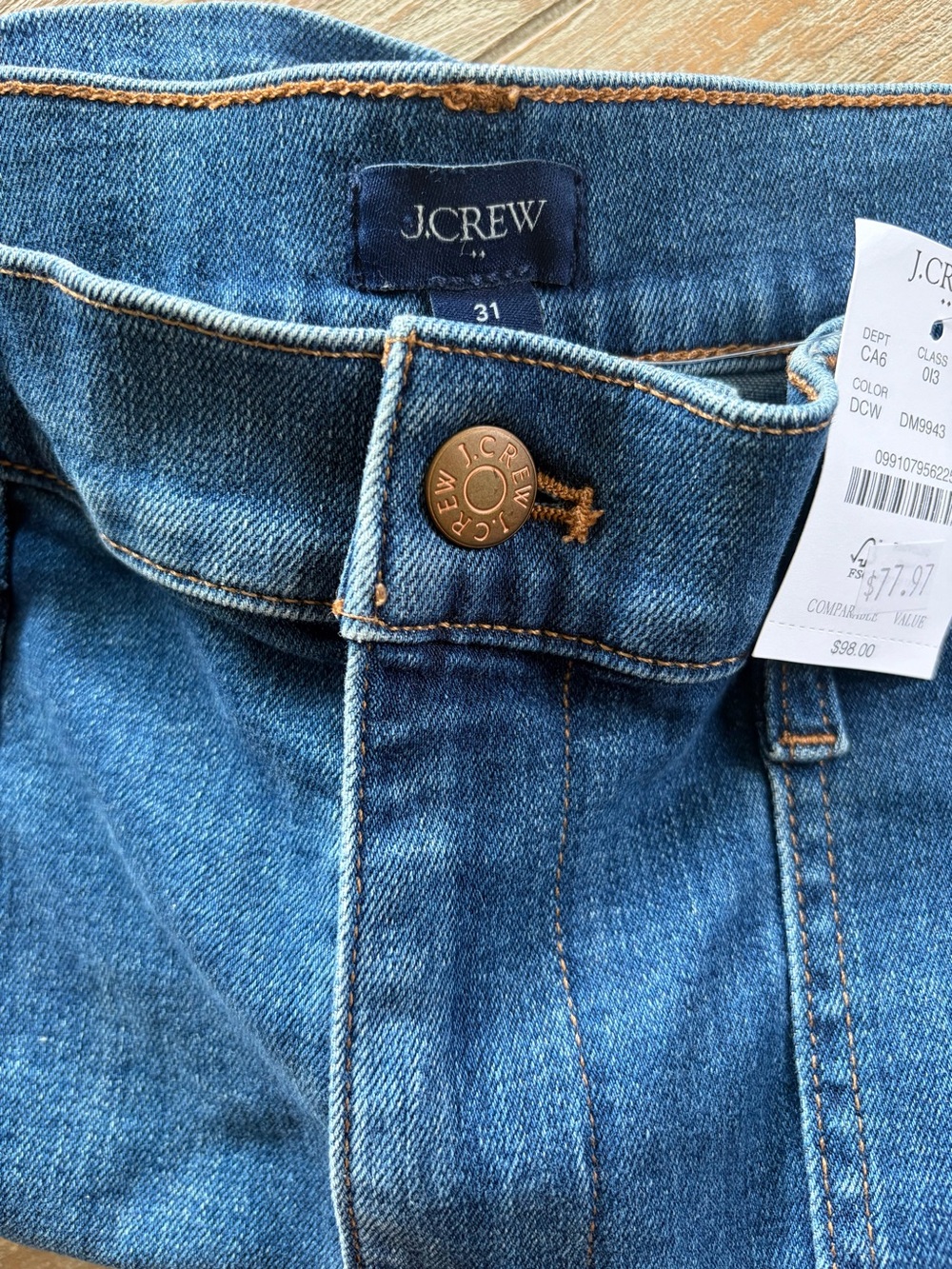 NWT J Crew Utility Denim Short - Picture 5 of 6